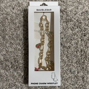 NWT BaubleBar Phone Charm Wristlet